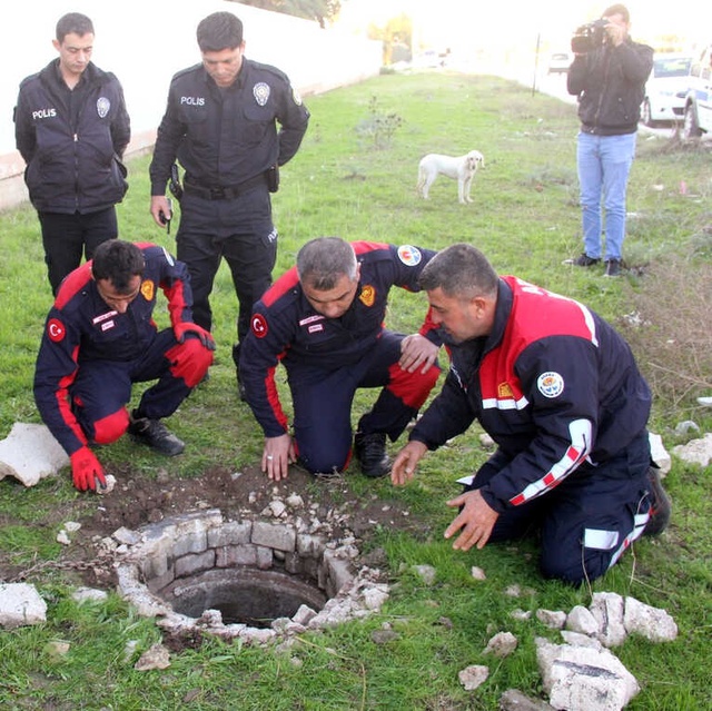 Havlayan Köpeği Takip Edip Kuyudaki İneği Buldular