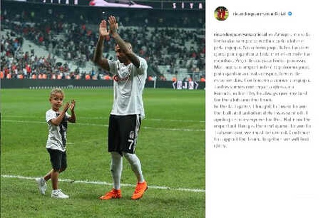 Beşiktaşlı Quaresma, Kırmızı Kart Gördüğü İçin Taraftardan Özür Diledi