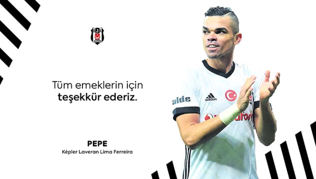 Beşiktaş, Pepe'nin Sözleşmesini Feshettiğini KAP'A Bildirdi