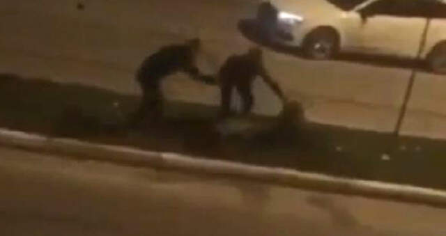 Sokak Magandaları, Köpekleri Kemerle Dövdü