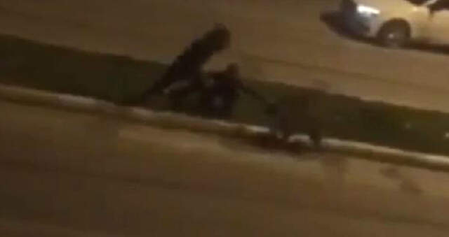 Sokak Magandaları, Köpekleri Kemerle Dövdü