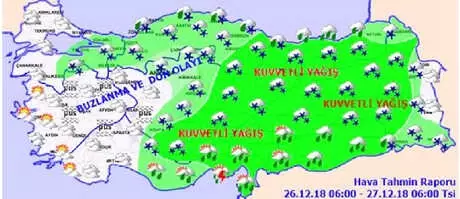 Meteoroloji'den Kar ve Sağanak Uyarısı! Hava Sıcaklığı 6 ila 12 Derece Düşecek