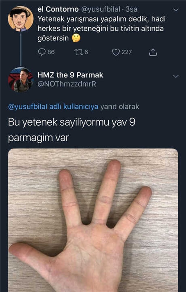 Burası Twitter: 4 Parmağım Var Diyene 6 Parmaklıdan Teklif Geldi