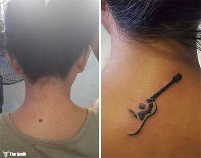 Doğum Lekesini Kreatif Bir Dövmeyle Kapatmış 15 Kişi