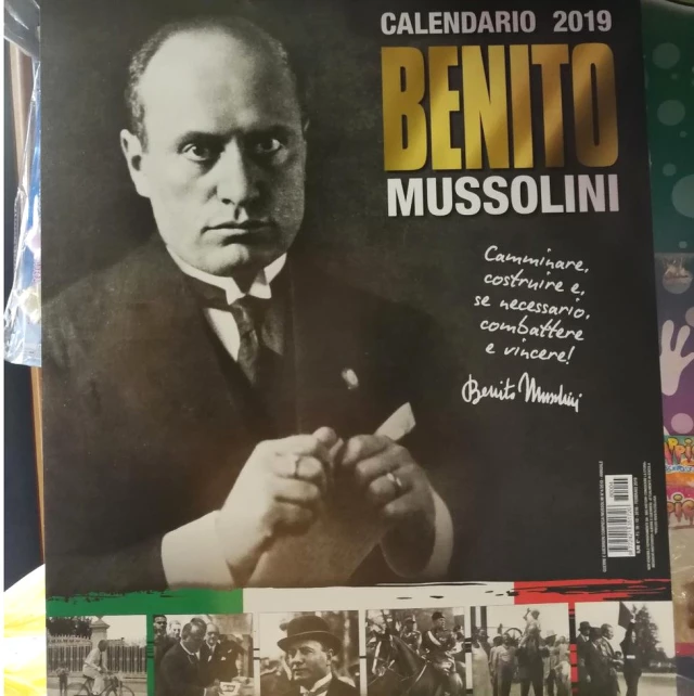 İtalya 2019'a Mussolini Takvimleriyle Giriyor
