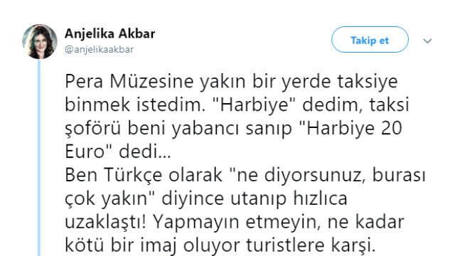 Taksici, Piyanist Anjelika Akbar'ı Turist Sanıp Dolandırmaya Çalıştı
