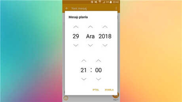 Android Cihazlarda Planlı Mesaj Gönderimi Nasıl Yapılır?