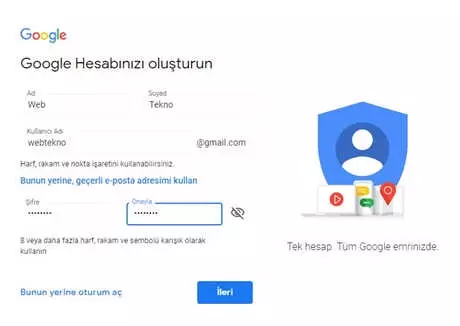 Bilgisayarınıza ve Telefonunuza Yeni Bir Google Hesabı Nasıl Kurarsınız?