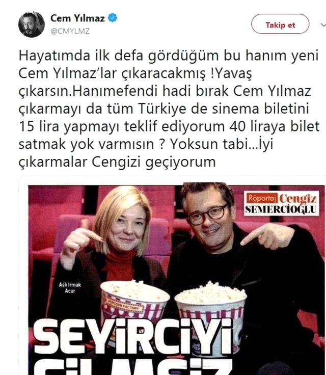 Cem Yılmaz, Açtı Ağzını Yumdu Gözünü!