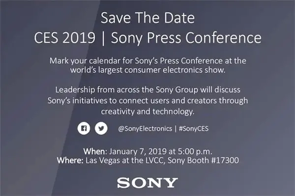 Sony, Ces 2019 Etkinliğinin Tarihini Açıkladı: Etkileyici Xperia Xa3 Serisi İçin Hazır Olun