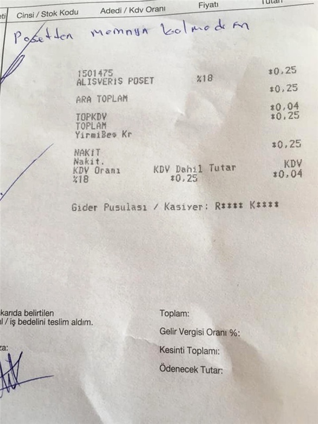 Bir Tüketici, Satın Aldığı Poşeti Eşyalarını Taşıdıktan Sonra İade Etti