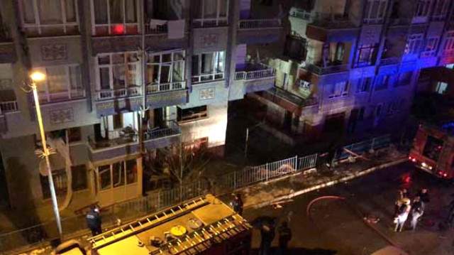 Ankara'da 2'si Polis 5 Kişinin Yaralandığı Doğal Gaz Patlamasında Olay Yerinden İlk Görüntüler Geldi