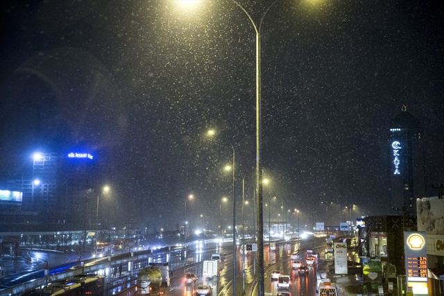 İstanbul'da Beklenen Kar Yağışı Başladı