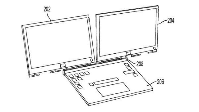 Dell, Görenleri Şaşırtan Çift Ekranlı Bir Laptop Patenti Aldı