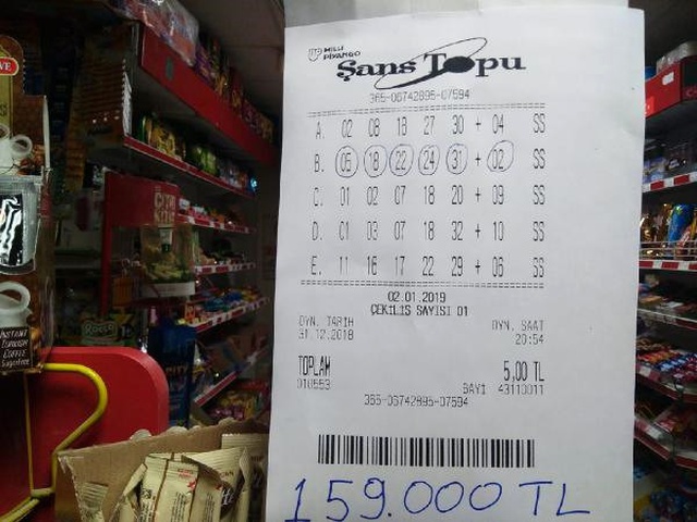 Sayısal Loto'da 10 Milyonu Tek Rakamla Kaybeden Muhtarın Yüzü, Şans Topu'nda Güldü