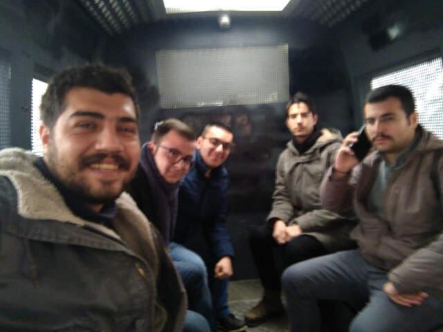 ABD Heyetini Protesto Eden 7 TGB Üyesi Gözaltına Alındı