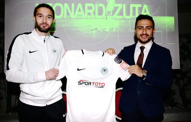 Atiker Konyaspor, Makedon Oyuncu Leonard Zuta'yı Kadrosuna Kattı