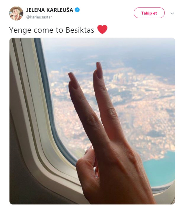 Beşiktaş'ın Eski Yıldızı Dusko Tosic'in Eşi Jelena Karleusa: Yenge Come to Beşiktaş
