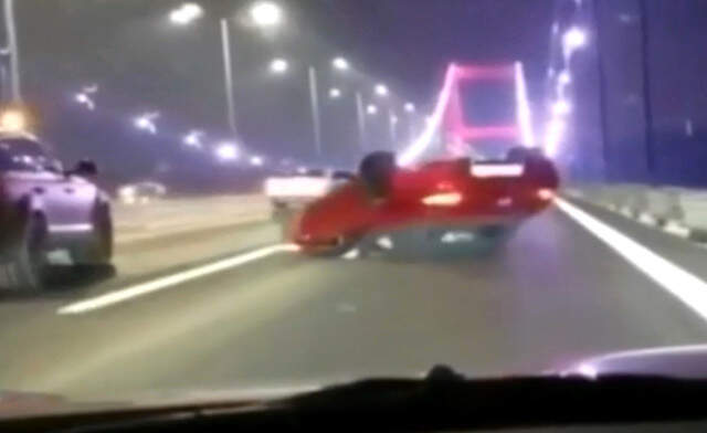 Köprüde Makas Atarken Kaza Yapan Trafik Magandasına 235 TL Para Cezası verildi Köprüde Makas Atarken Kaza Yapan Trafik Magandasına 1002 TL Para Cezası Verildi
