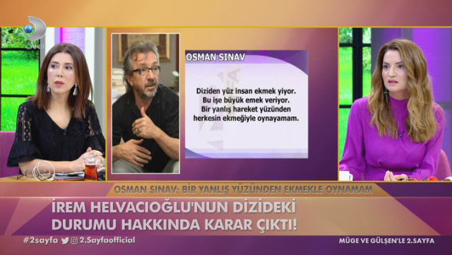 Sen Anlat Karadeniz'in Yapımcısı Osman Sınav, İrem Helvacıoğlu'nun Diziden Ayrılmayacağını Açıkladı