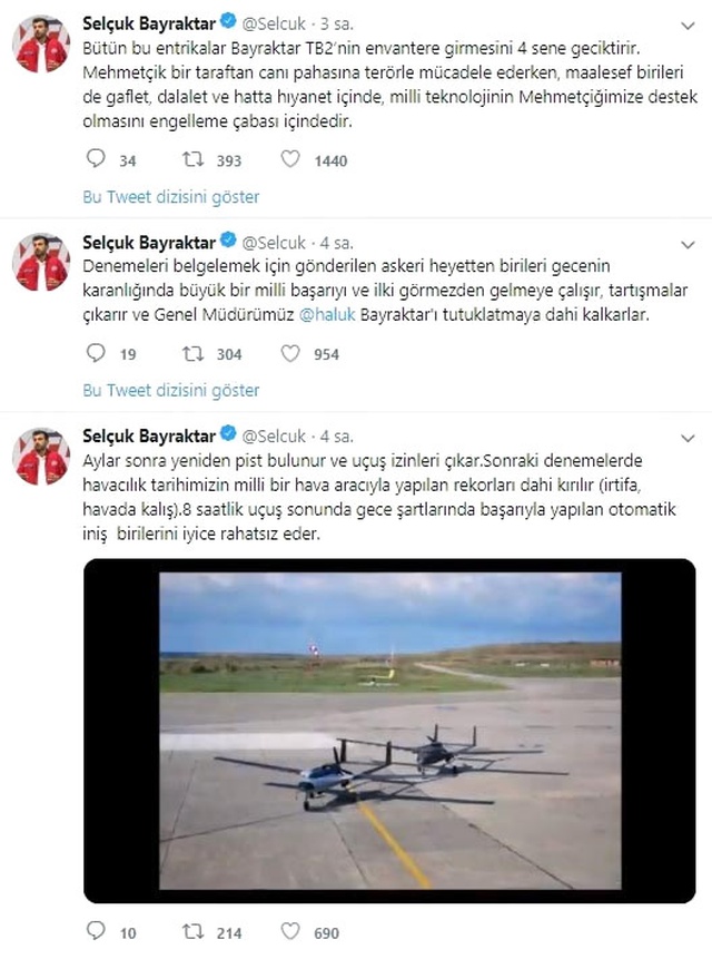 Selçuk Bayraktar'dan İHA'nın Yapımında Yaşadıkları ile İlgili Gündem Oluşturacak Açıklamalar