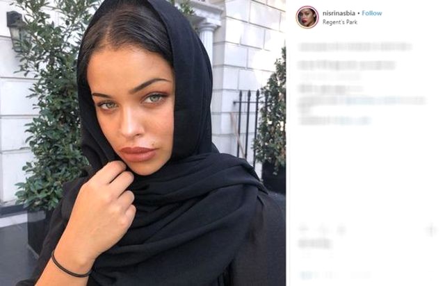 Faslı Güzel Nisrina Sbia, Güzelliğiyle Instagram'ı Salladı