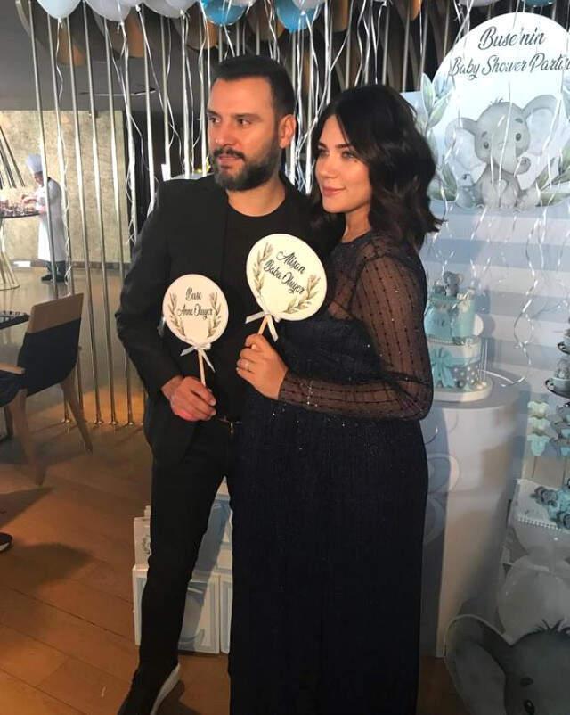 Alişan ve Buse Varol Çifti, Doğacak Bebeklerine Baby Shower Partisi Düzenledi