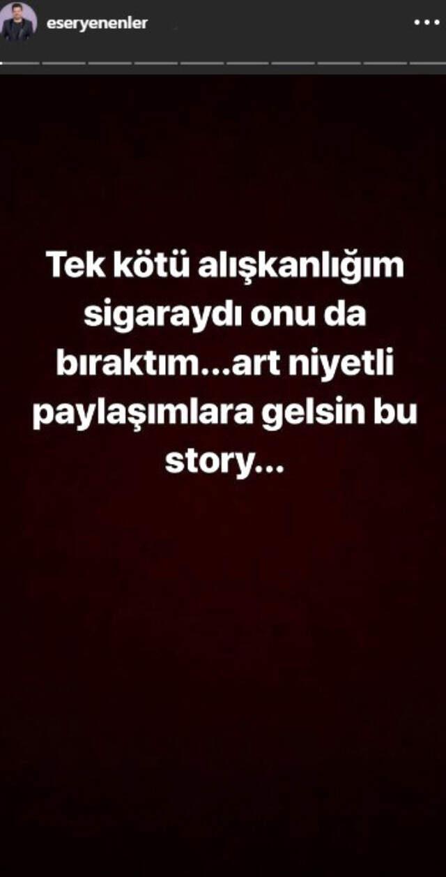 Eser Yenenler, Şeyma Subaşı'yla Olan Bir Videosunda Uyuşturucu Kullandığı Yönündeki İddialarını Yalanladı