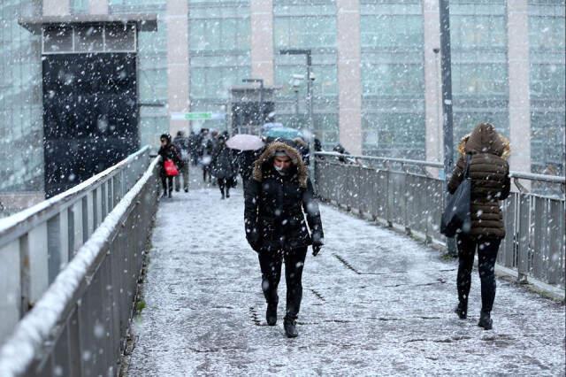 İstanbul'a Akşam Saatlerinde Karla Karışık Yağmur Geliyor