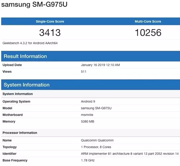 Ortaya Çıkan Geekbench Skoruna Göre, En Hızlı Galaxy S10 Bile İphone Kadar Hızlı Değil