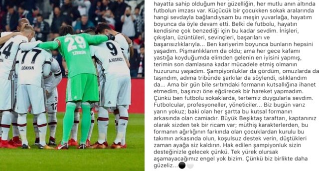 Tolga Zengin'den Beşiktaş Taraftarına Mesaj