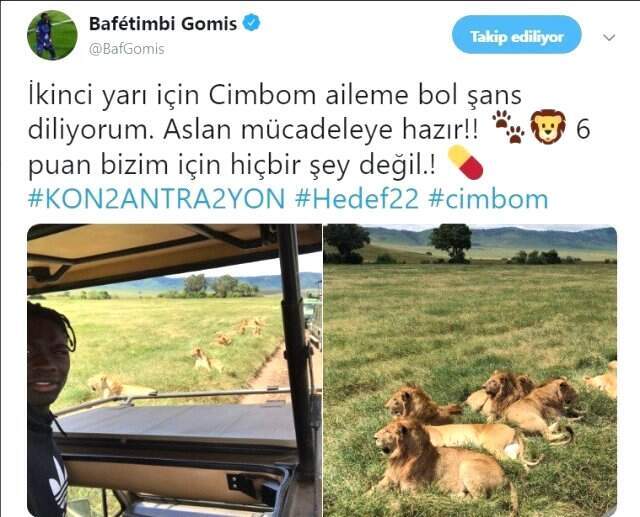 Galatasaray'ın Eski Oyuncusu Bafetimbi Gomis'ten Sarı-Kırmızılı Takıma Destek Mesajı