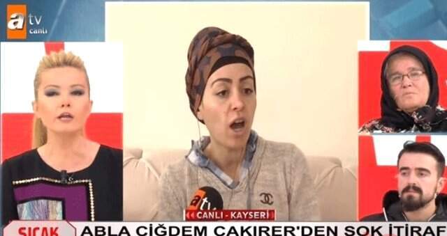 Kardeşini Öldüren Eşini Koruyan Abla Çiğdem Çakırer, Canlı Yayında Cinayeti İtiraf Etti