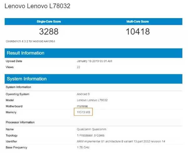 Lenovo Z5 Pro Gt'nin 12 Gb Ram'li Versiyonu 8 Gb Olana Göre Ciddi Bir Performans Farkı Sunmuyor