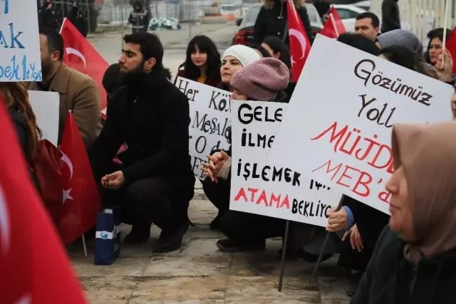 Ataması Yapılmayan Öğretmenler Ankara'da Eylem Yaptı