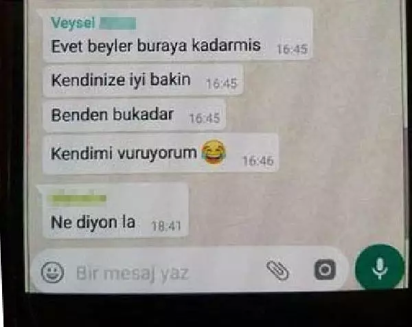 17 Yaşındaki Genç, WhatsApp Grubuna İki Satırlık Mesaj Bırakıp Canına Kıydı