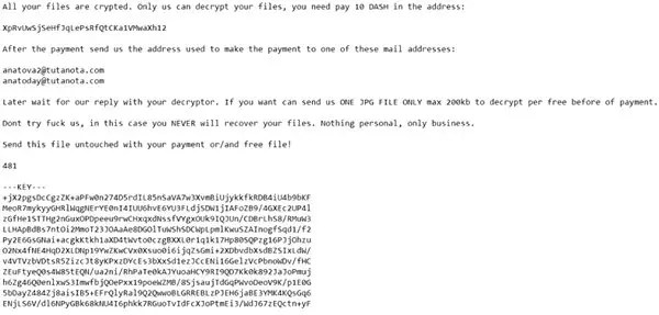 Anatova İsminde, Kripto Para İsteyen Yeni Bir Fidye Yazılımı Bulundu