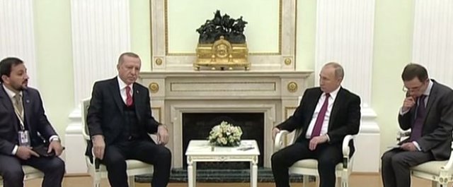 Cumhurbaşkanı Erdoğan'ın Rusya Devlet Başkanı Putin ile Görüşmesi Başladı