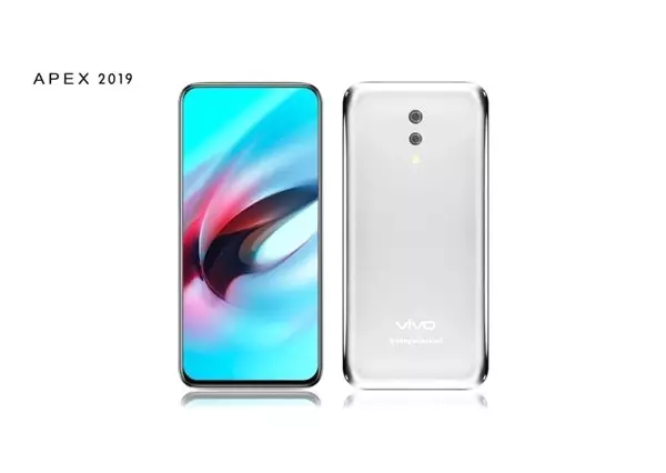 Deliksiz, Çentiksiz, Tuşsuz Telefon Vivo Apex 2019 Tanıtıldı