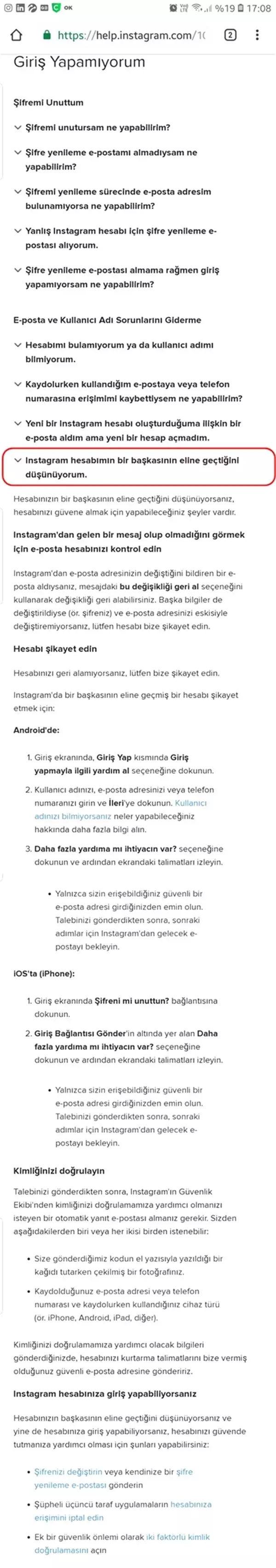 Instagram Hesabınız mı Çalındı? O Zaman Üzerine Bir Bardak Su İçin