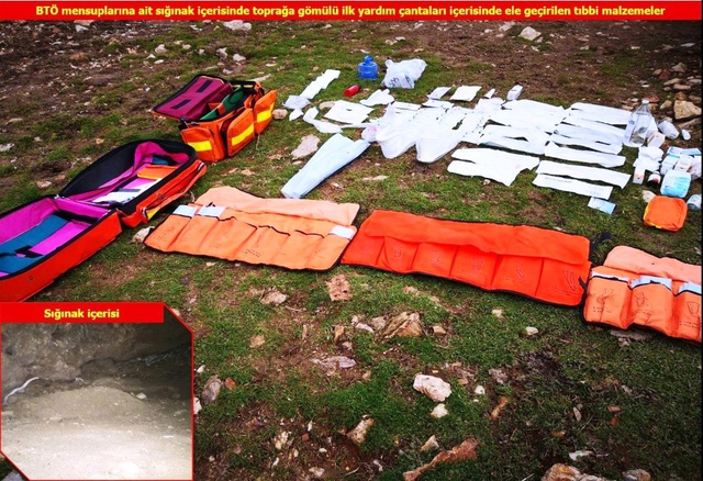PKK'lı Teröristlerin Caminin Altına Yaptığı Sığınak İmha Edildi