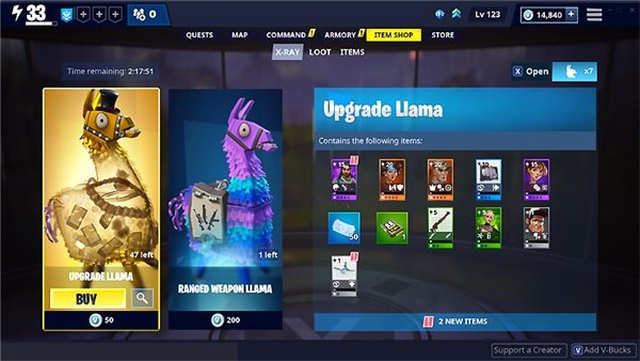 Fortnite'ta Artık V-Papel Lamaları'nın İçerisinden Nelerin Çıkabileceği Görülebiliyor