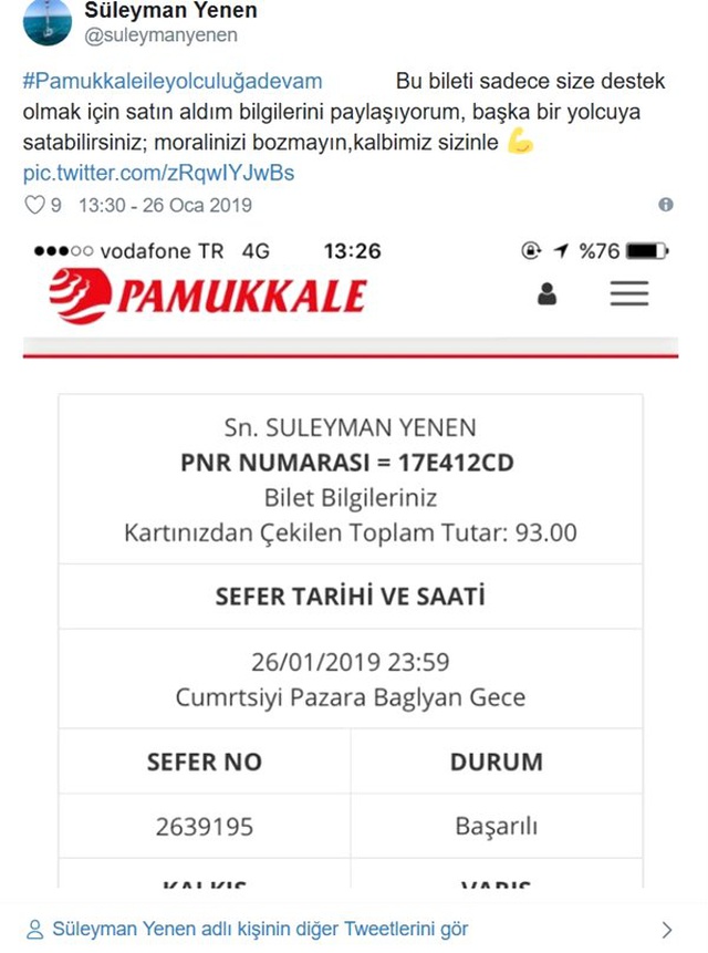 İflas Eden Pamukkale'ye Sosyal Medyadan Görülmemiş Destek