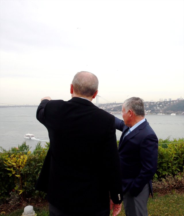 Cumhurbaşkanı Erdoğan, Ürdün Kralı ile İstanbul'da Buluştu