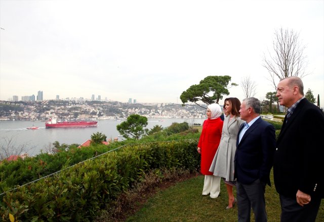Cumhurbaşkanı Erdoğan, Ürdün Kralı ile İstanbul'da Buluştu