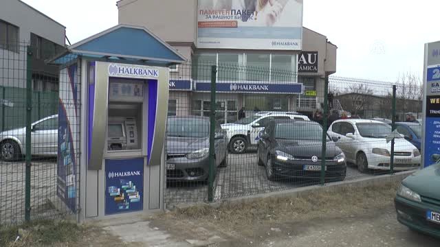 Halkbankın Makedonya'daki Şubesi, Uzun Namlulu Silahlarla Soyuldu