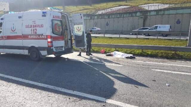 TEM'de Feci Kaza! Otomobil ile Motosiklet Çarpıştı: 1 Kişi Öldü