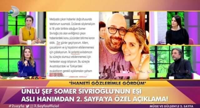 Ünlü Şef Somer Sivrioğlu'nun Eşi Aslı Sivrioğlu, İhaneti Nasıl Öğrendiğini Anlattı