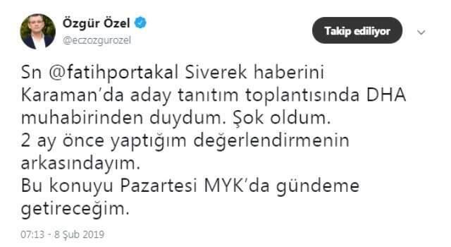 Tek Tweet ile CHP'deki Skandallar Zincirini Gözler Önüne Serdi