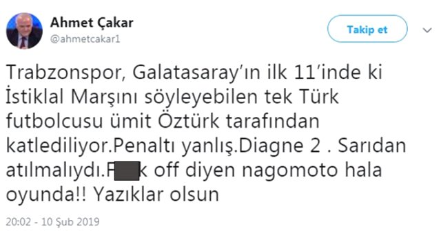 Ahmet Çakar Hakem Ümit Öztürk'e Ateş Püskürdü: Trabzonspor Katlediliyor